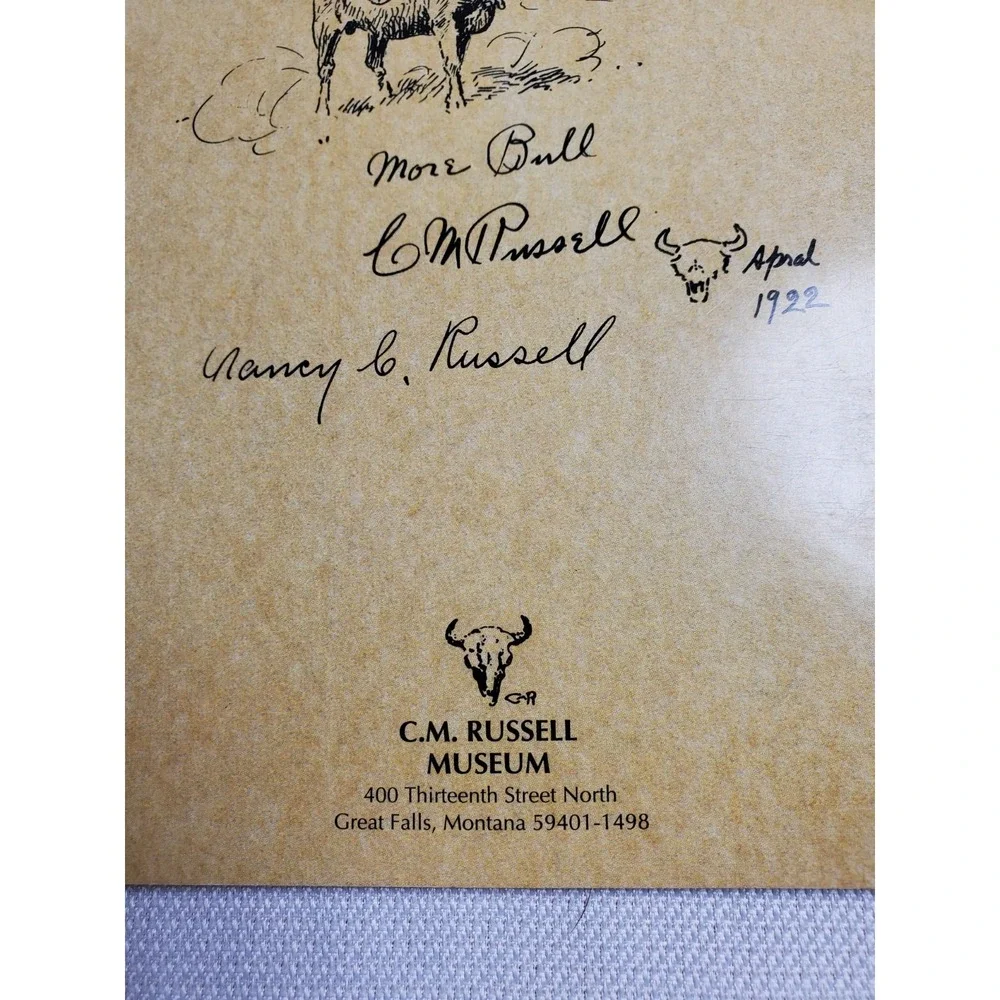 Regards to the Bunch C.M. Russell Letters Poems Illustrations 1996 Second